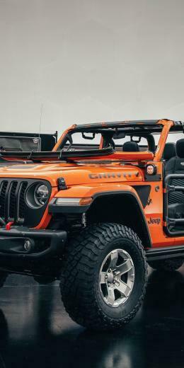Rock Climber Jeep Gladiator Gravity Wallpaper