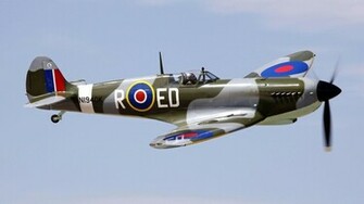 Airplanes Warbird Supermarine Spitfire Wallpaper
