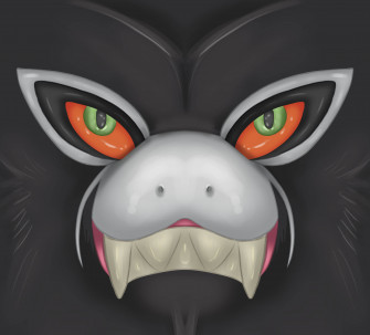 Close Up Zarude Face 0w5sk6i0uglwcfwj Wallpaper