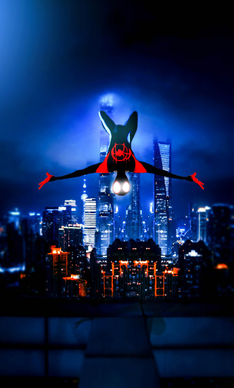 Spiderman Upside Down 4k iPhone HD Wallpaper