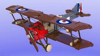 Ray Traced Lego Mania Sopwith Camel