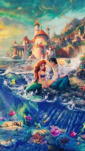 The Little Mermaid iPhone Wallpaper Princesas