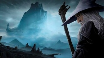 Gandalf The Lord Of Rings Artwork Wallpaper