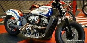 Indian Scout Ravaged The Wall Of Death