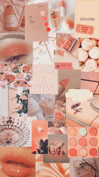 Orange And Peach Colored Aesthetics For The Perfect Spring Wallpaper