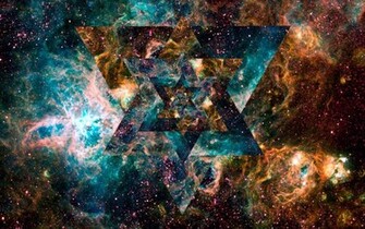 Trippy Space Wallpaper