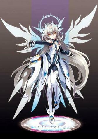 Eve Code Sariel With Image Elsword Anime Character Art