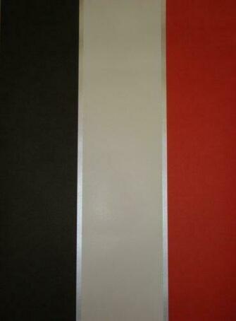Ii Red Cream And Black Striped Wallpaper By Direct
