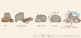 Pusheen Wallpaper Computer Chronik