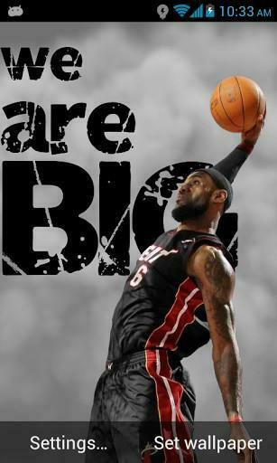 Bigger Lebron James Live Wallpaper For Android Screenshot
