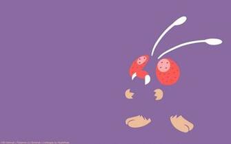 Minimal Pokemon Generation I Venonat HD Wallpaper