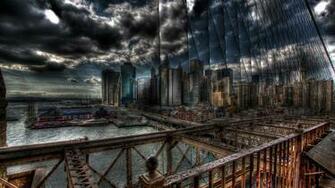 Dark Depressing Background City Scenes Tall