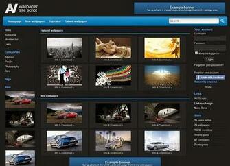 Wallpaper Site Script