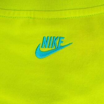 Nike Logo Tee Shirt Gruen Gelb Slime Lime Limette Swoosh