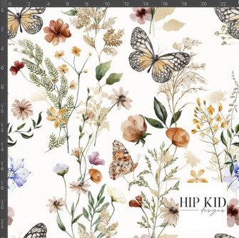 Vintage Wildflowers Wallpaper