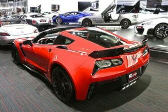 Chevy Corvette C7 Z06 Coupe Cars Red Wallpaper Background