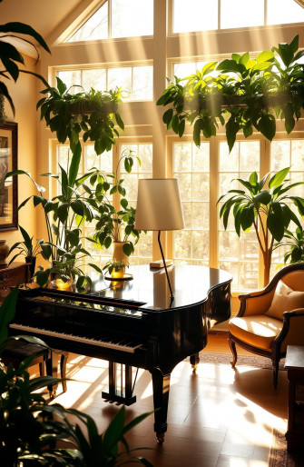 Grand Piano Wallpaper