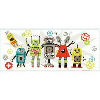 Waverly Robots Wall Graphic Rmk3041tb