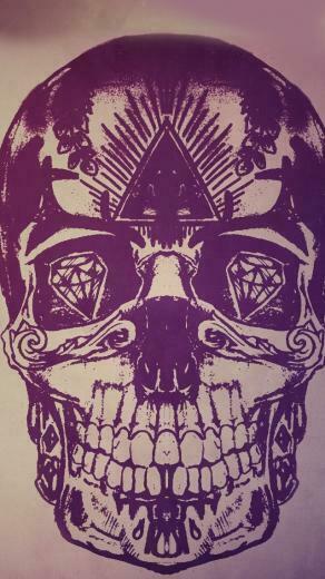 Colorful Skull Art Wallpaper Skulls Artwork iPhone 5s