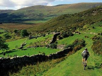 Mountain Biking Near Barmouth Wales Sports Photography Desktop