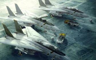 Aircraft Carrier Jets Desktop Wallpaper