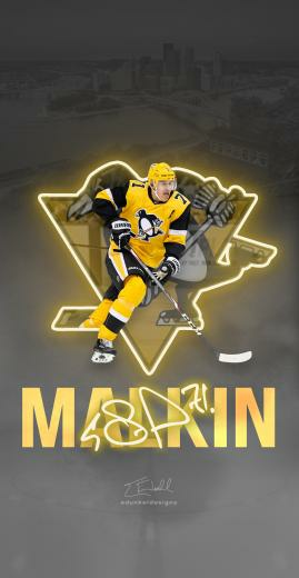 Evgeni Malkin Neon Wallpaper Penguins