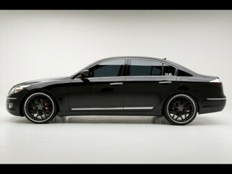 Dub Magazine Genesis Sedan Wallpaper Widescreen Desktop Background