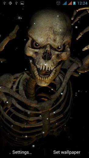 Skeleton Live Wallpaper For Android Apk