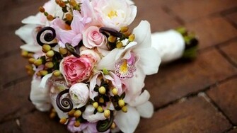 Wedding Flowers Bouquet High Definition Wallpaper HD