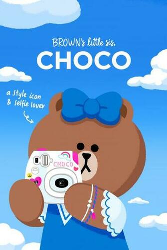 Cute Choco Linefriends Wallpaper