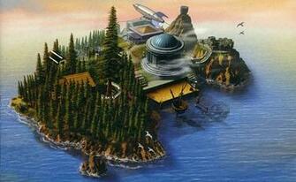 Myst Island Desktop And Mobile Wallpaper Wallippo