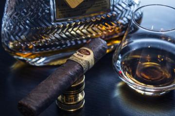 Clear Drinking Glass Beside Brown Bottle Photo Smoking