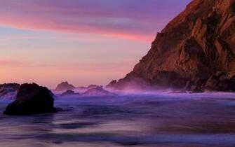 California Coast Sunset Wallpaper