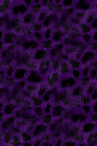 Purple Cheetah Print Wallpaper Faux Animal Fur And