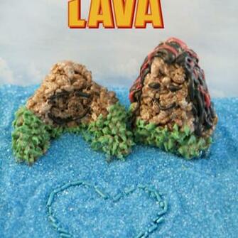 Volcano Crispy Treats Inspired By Lava
