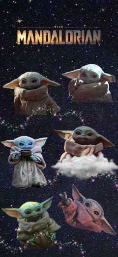 The Mandalorian Yoda Animation Cartoon Illustration Baby