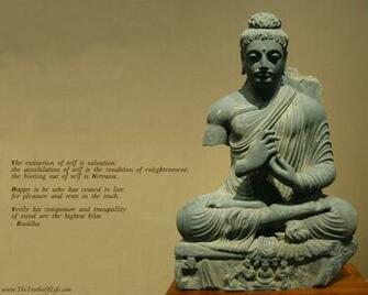 Buddha Statue Wallpaper Seated