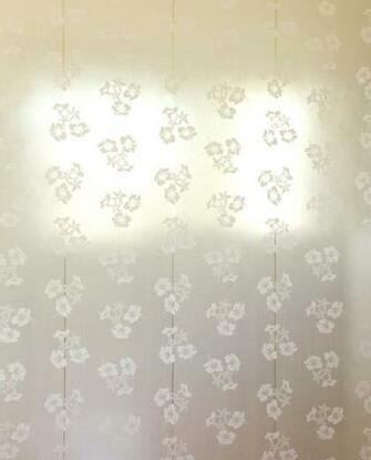 Erica Wakerly Hibiscus Cream Gold Wallpaper