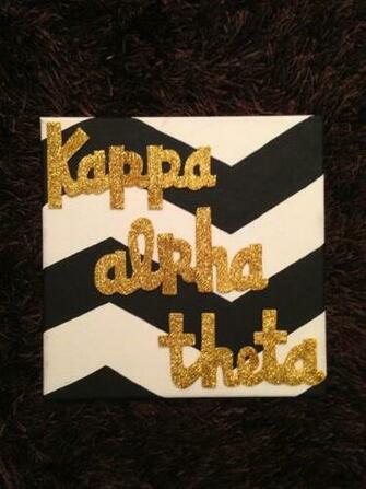 Sorority Sign Kappa Alpha Theta Made To Order Can Have Any