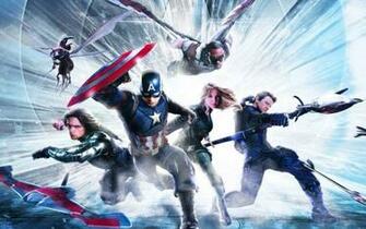 Captain America Civil War Team Art Click To