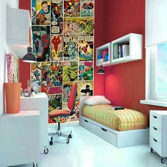 Marvel Comic Strip Wallpaper Wall Comics