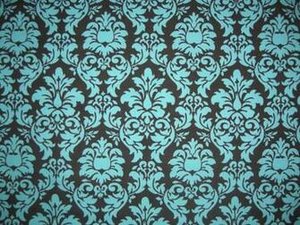 Blue Damask Daisy Chain Navy