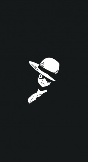Luffy Black Wallpaper