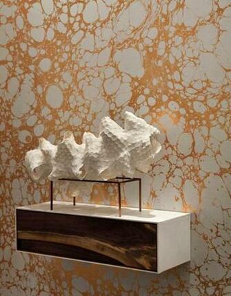 Metallic Marble Wallpaper By Calico In Interior Design Home