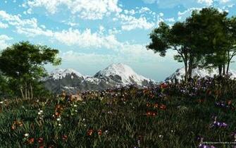Spring Valley Wallpaper Linux