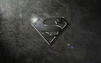 Superman Logo Wallpaper Black And White Steel By