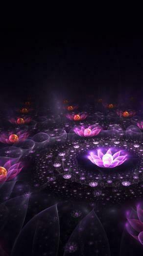 Fantasy Flowers iPhone S Wallpaper iPad