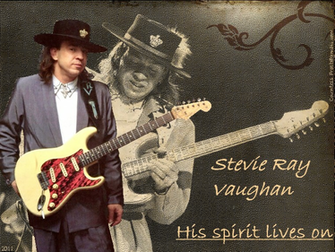 His Spirit Lives On Stevie Ray Vaughan Wallpaper