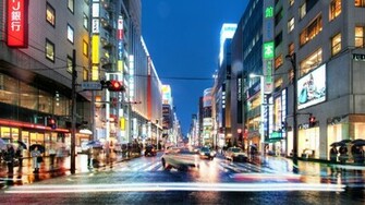 The Endless Night Streets Of Tokyo Wallpaper Is A Hi Res