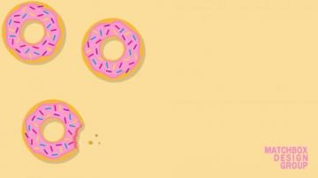 Donut Computer Wallpaper Top Background